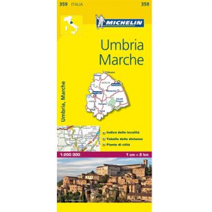Michelin 359 Umbria, Marche