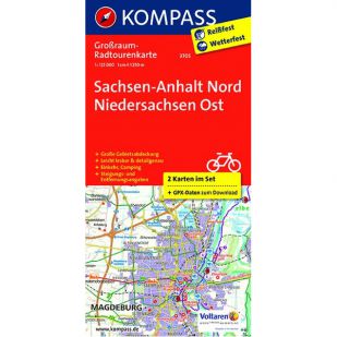 KP3705 Radkarte Sachsen-Anhalt Nord – Niedersachsen Ost