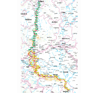 Danube Bike Trail 4 Budapest to Belgrade  Bikeline Fietsgids