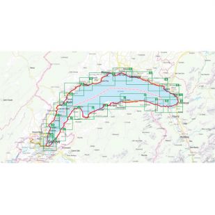Genfersee Rundtour - Tour du Léman Bikeline Kompakt Fietsgids