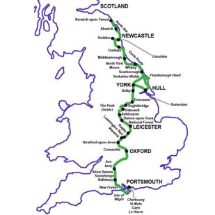 England North - South Cycle route (2022)