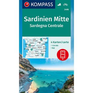 A - KP2498  Midden Sardinie - 4 kaartenset