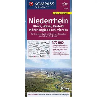 KP3323 Niederrhein - Kleve, Wesel, Krefeld, Monchengladbach, Viersen !