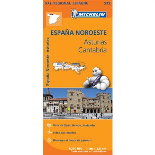 Michelin 572 Asturias-Cantabria