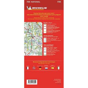 Michelin 735 Italië wegenkaart 