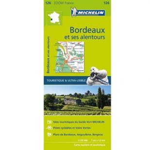 Michelin 126 Bordeaux en omgeving