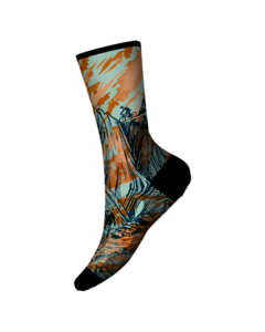 Smartwool Fietssokken met print Zero Cushion Rugged Ride Crew