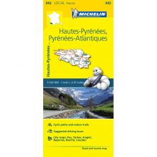 Michelin 342 Hautes-Pyrénées, Pyrénées Atlantiques