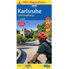 Karlsruhe und umgebung (Regionalkarte)