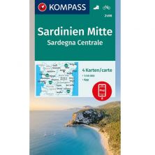 KP2498 Midden Sardinie - 4 kaartenset !