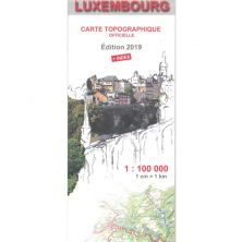 Luxembourg - Carte Topographique !
