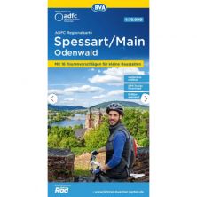 Spessart / Main / Odenwald (Regionalkarte)