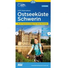 Ostseeküste/Schwerin fietskaart (Regionalkarte)