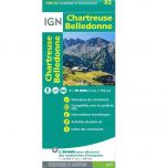 IGN Top 75: Chartreuse (02) - Wandel- en Fietskaart