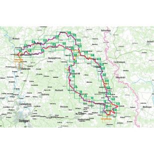 Kocher Jagst Radweg Bikeline Fietsgids
