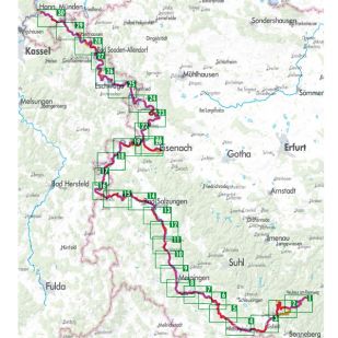 Werratal Radweg Bikeline Fietsgids