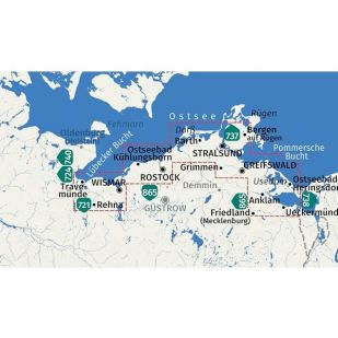 KP739 Ostseeküste Von Wismar Bis Usedom, 3 Karten  !