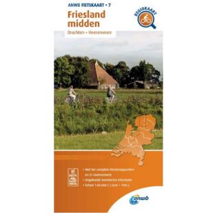 A  - ANWB Regiokaart 7 Friesland Midden