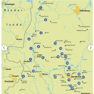 Die 25 schönsten E-Bike Touren Osnabrücker Land und Emsland