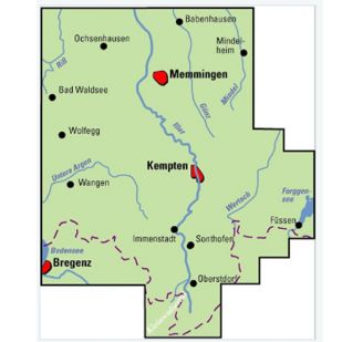 Allgäu (Regionalkarte)