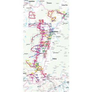 Radregion Elsass  Bikeline Fietsgids