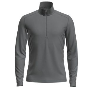 Icebreaker Men 200 Oasis Long Sleeve Half Zip - Gritstone