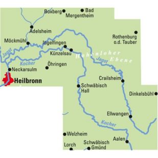 Kocher und Jagst (Regionalkarte)