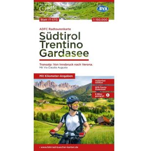 ADFC Radtourenkarte: Sudtirol - Trentino - Gardasee !