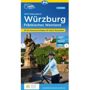 Würzburg / Fränkisches Weinland (Regionalkarte) !