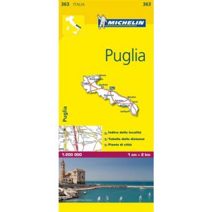 Michelin 363 Puglia 