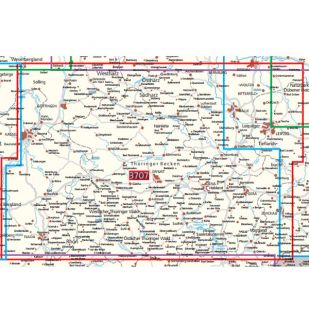 KP3707 Radkarte Thuringen