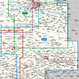 KP3708 Radkarte Sachsen 