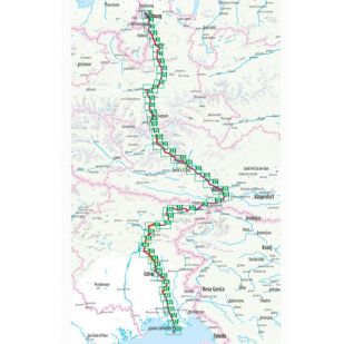 Alpe Adria Radweg Bikeline Fietsgids - Salzburg Naar Adriatische Zee (2024) 