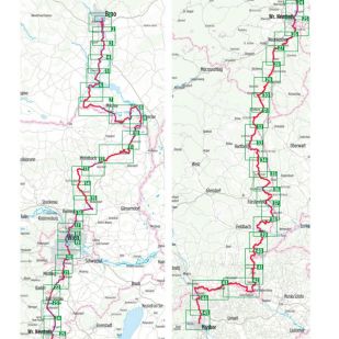 A - Eurovelo 9 Österreich Bikeline fietsgids