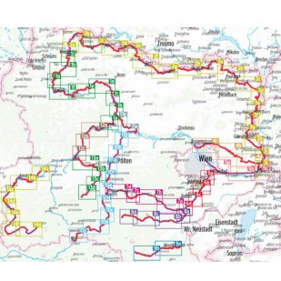 Fluss-Radwege Niederösterreich Bikeline Fietsgids