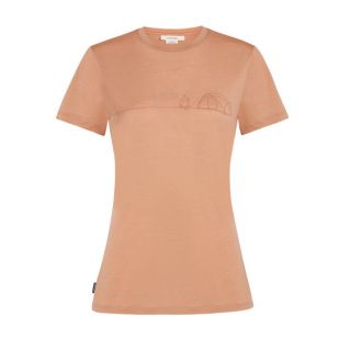 Icebreaker Women 150 Tech Lite Single Line Camp Shirt - Desert Sand