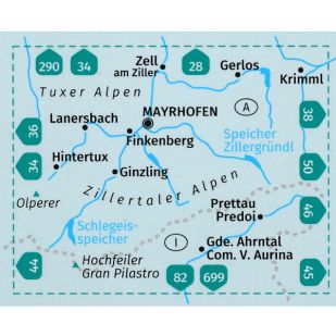 KP37 Zillertaler Alpen Tuxer Voralpen !