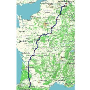 Op de Fiets naar  Lourdes !