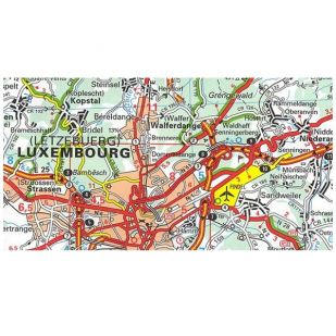 Michelin 717 Wegenkaart  - Luxemburg 2025