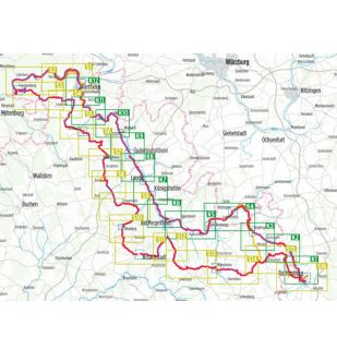 Liebliches Taubertal Bikeline Fietsgids